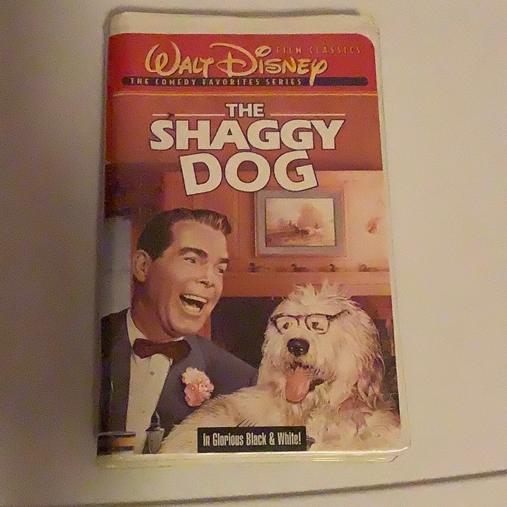 VINTAGE DISNEY THE SHAGGY DOG VHS MOVIE